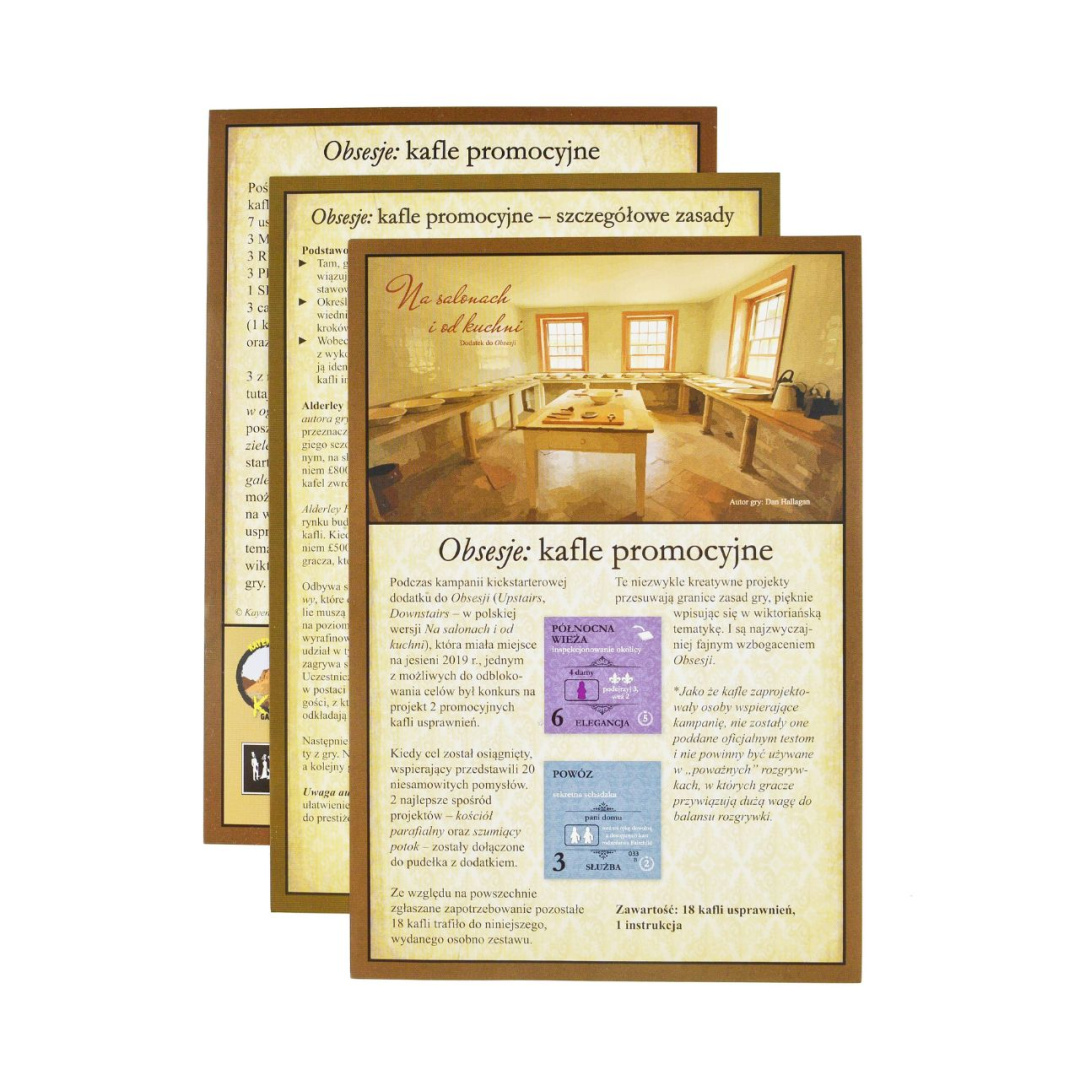 Obsesje: Kafle promocyjne